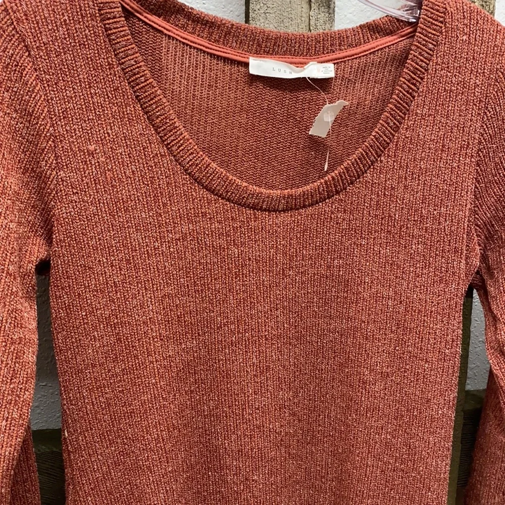 LUSH LONG SWEATER DRESS NWT MEDIUM - Picture 2 of 9